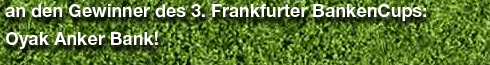 3. Fu�ballCup f�r alle Banken, Sparkassen und Finanzinstitute Deutschlands